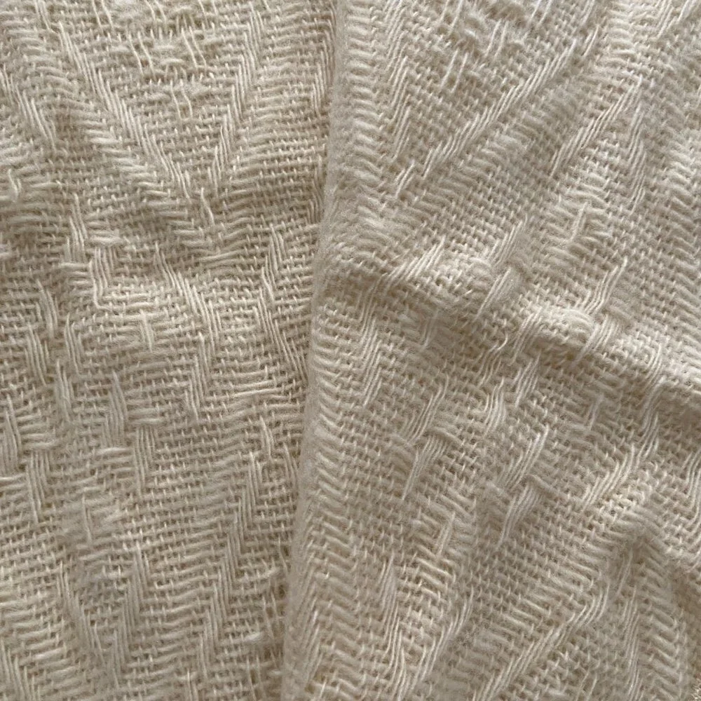 Vtg NWOT Biederlack Knit Throw Blanket Wrap 48